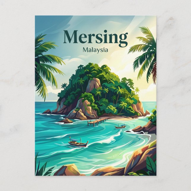 Dayang Insel Malaysia Postkarte (Vorderseite)
