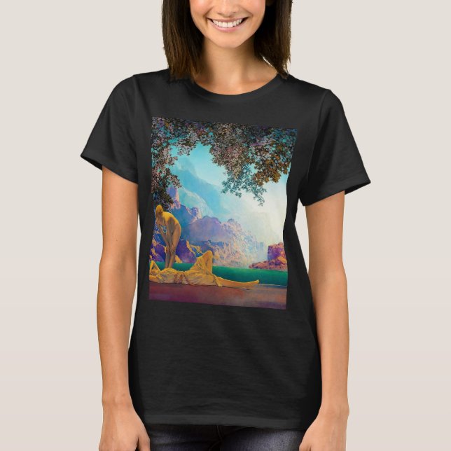 Daybreak, 1922 von Maxfield Parrish T-Shirt (Vorderseite)