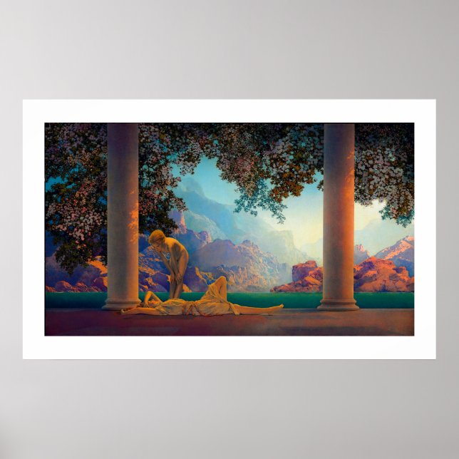 DAYBREAK Maxfield Parrish 1922 ... 2022 Poster (Vorne)