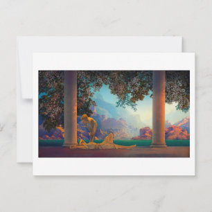 DAYBREAK Maxfield Parrish 1922 ... 2022 Postkarte