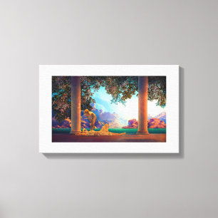 DAYBREAK Maxfield Parrish 1922 ... 2025 Leinwanddruck