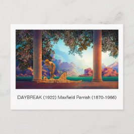 DAYBREAK Maxfield Parrish 1922 ... 2025 Postkarte