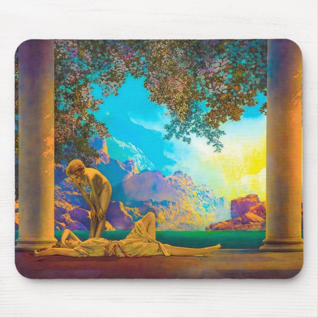 Daybreak Maxfield Parrish Mousepad (Vorne)