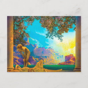 Daybreak Maxfield Parrish Postkarte