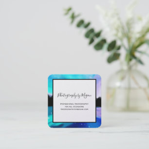 Daybreak Reflection Square Business Card Quadratische Visitenkarte