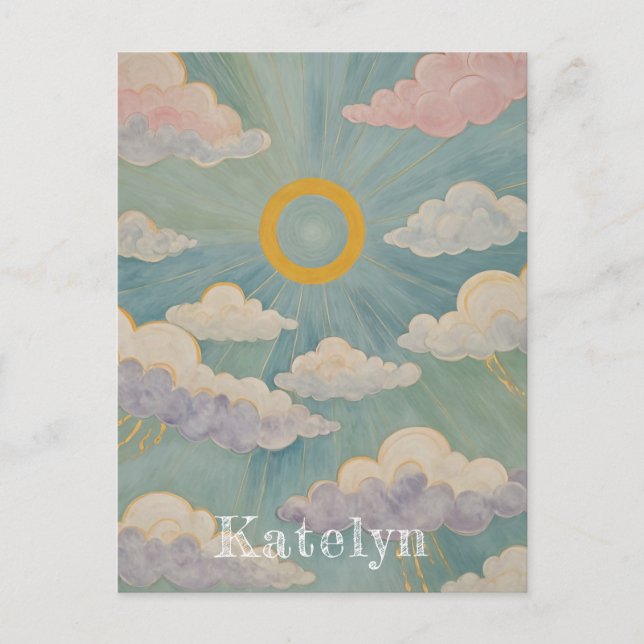 Daybreak's Embrace Personalisiert Postkarte (Vorderseite)