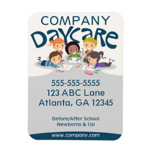 Daycare Business Card Magnet