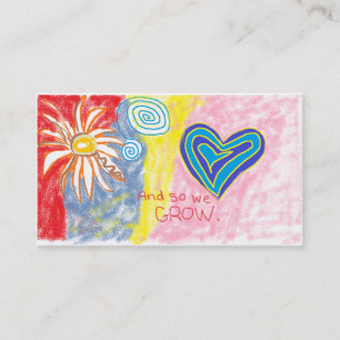 Daycare Business Cards Visitenkarte