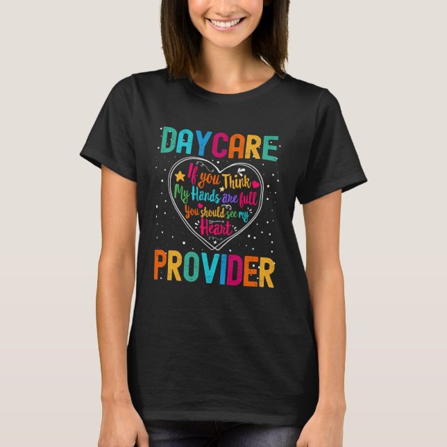 Daycare Provider Appreciation Week Back to School  T-Shirt (Vorderseite)