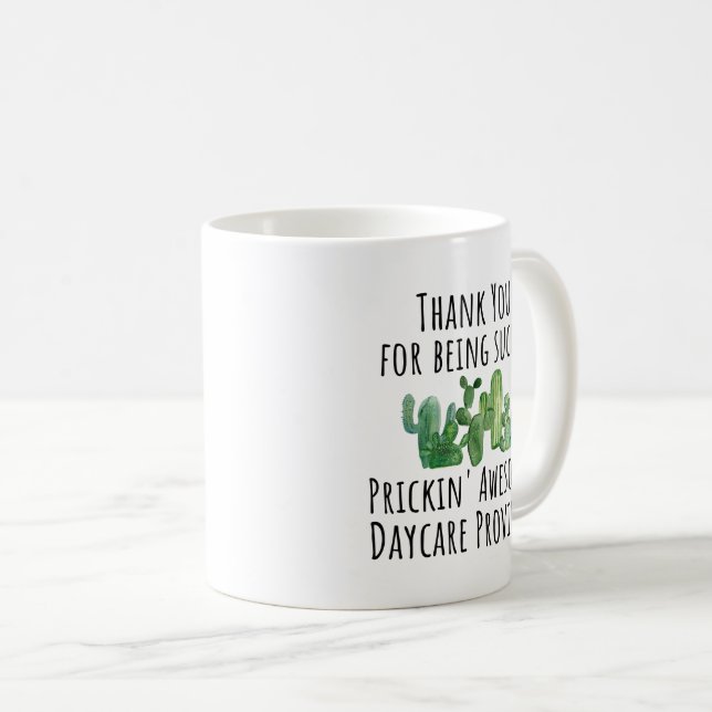 Daycare Provider Vielen Dank für Ihre Tasse (VorderseiteRechts)