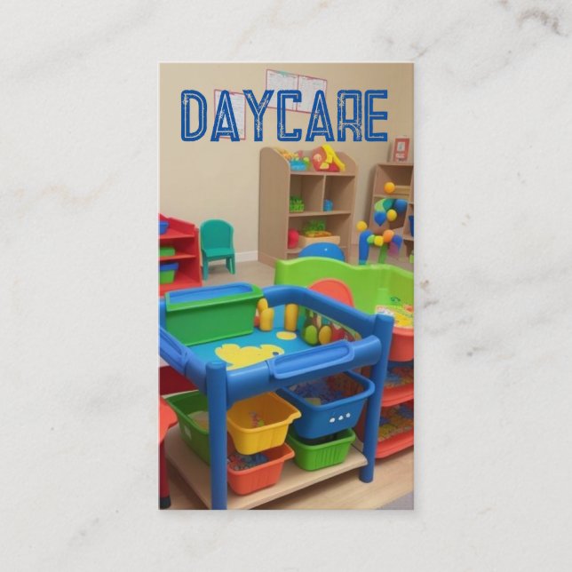 Daycare Services Visitenkarte (Vorderseite)