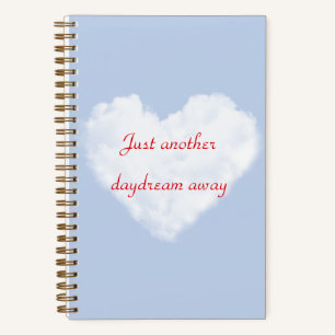 Daydream Journal in Blue mit Wolken Notizbuch