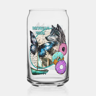 Daydream Mode - Wolf Butterfly Donuts Boot Dosenglas