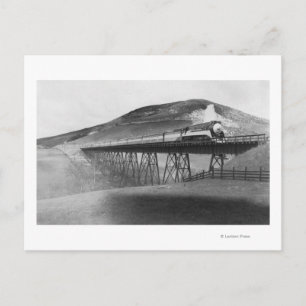 Daylight Limited Bahn über Tressel Postkarte