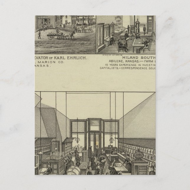 Daylight Store, Kansas Postkarte (Vorderseite)