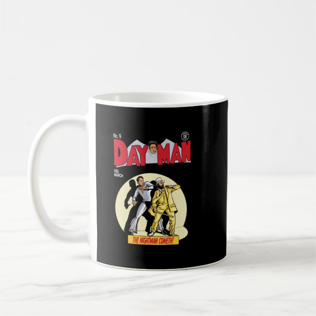 Dayman - Der Nachtmann kommt zum klassischen T - S Kaffeetasse (Links)
