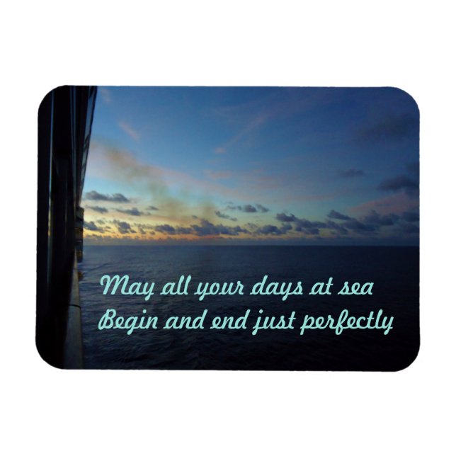 Days at Sea Custom Magnet (Horizontal)
