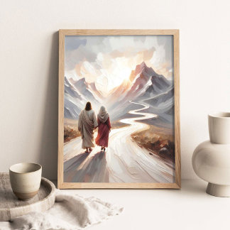 Days of Triumph, Christian Painting, Jesus Walking Poster