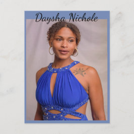 Daysha Nichole McGinnis, Postkarte