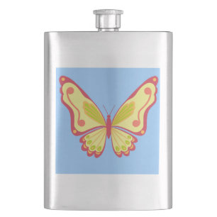 Daytime Butterfly Flachmann