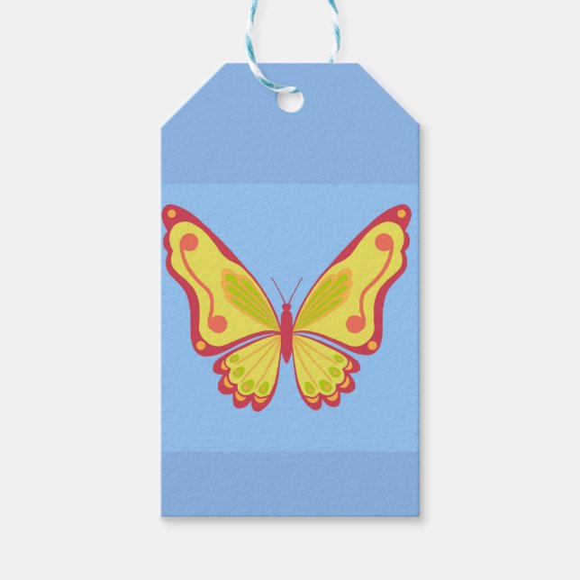 Daytime Butterfly Geschenkanhänger (Vorderseite)