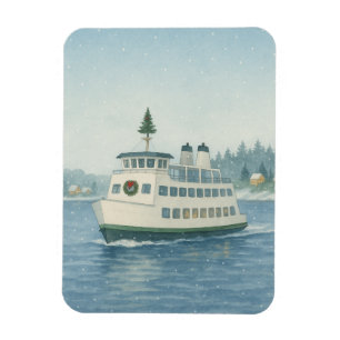 Daytime Ferry Weihnachten Magnet