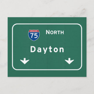 Dayton Ohio oh Interstate Highway Freeway : Postkarte