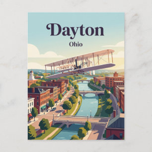 Dayton, Ohio Postkarte