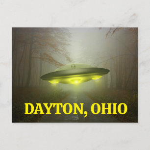 DAYTON, OHIO SPACESHIP UFO Carte postale