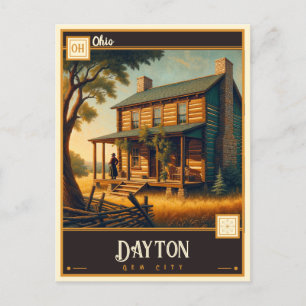 Dayton, Ohio   VINTAG Postkarte