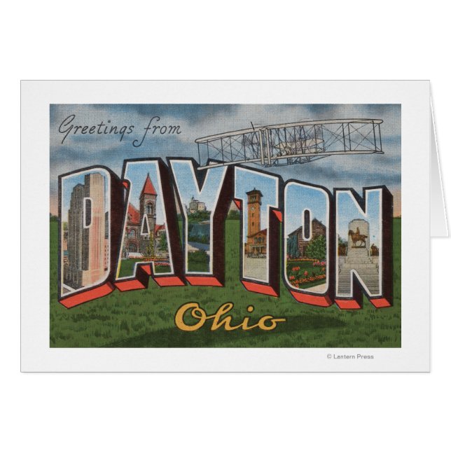 Dayton, Ohio (Wright Brothers Flugzeug) (Vorderseite (Horizontal))