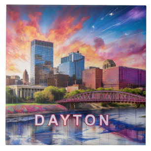Dayton Skyline Kunst Fliese