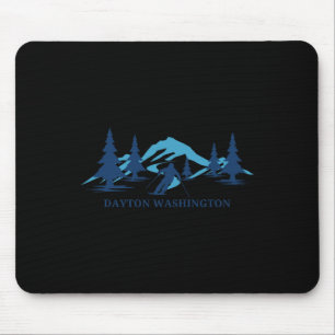 Dayton Washington Ski Resort Skifahren Skier Mousepad