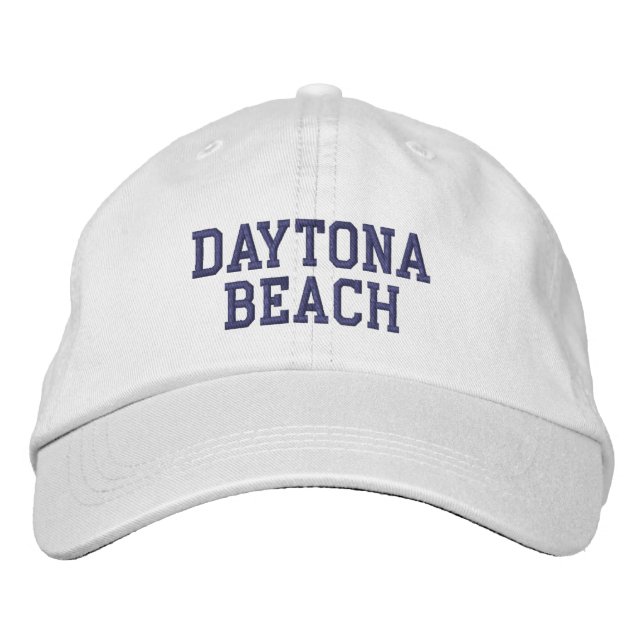 Daytona Beach bestickt mit Florida Baseballhut Bestickte Baseballkappe (Vorderseite)