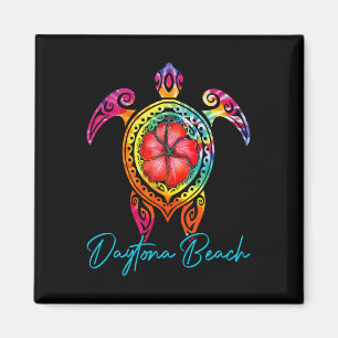 Daytona Beach Florida Gefärbte Krawatte Sea Turtle Magnet