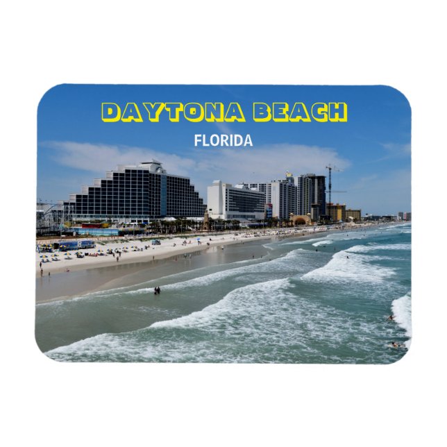 Daytona Beach, Florida Hintergrund Magnet (Horizontal)