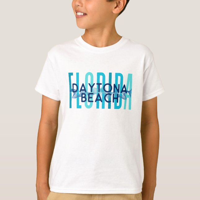 Daytona Beach Florida (Ocean Wave) T-Shirt (Vorderseite)