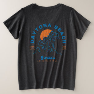 DAYTONA BEACH FLORIDA SOMMERWELLEN URLaUB Große Größe T-Shirt