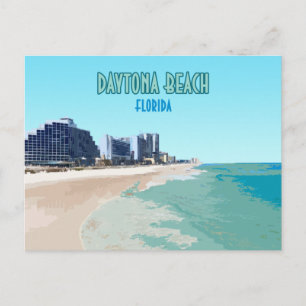 Daytona Beach Florida Vintage Postkarte