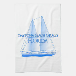 Daytona Beach Shows Küste Nautical Segelschiff Geschirrtuch
