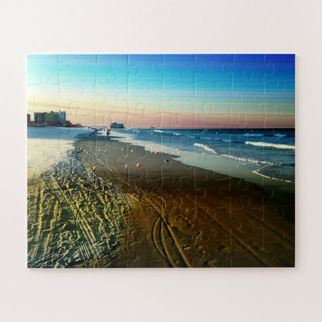 Daytona Beachküstenlinie und -promenade (Horizontal)