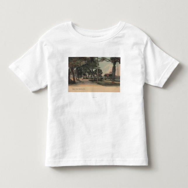 Daytona, Florida - Ansicht der Strand-Straße Kleinkind T-shirt (Vorderseite)