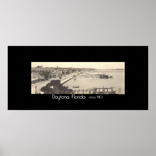 Daytona Florida um 1910 Poster (Vorne)