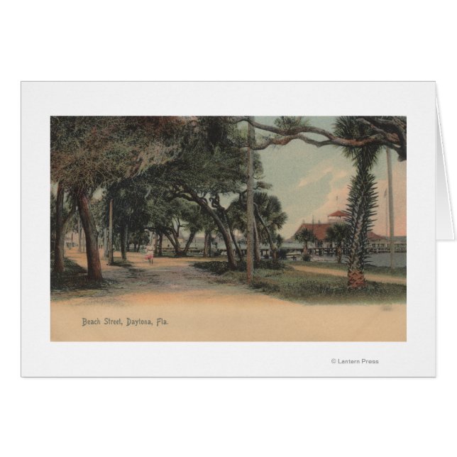 Daytona, Floride - Vue sur Beach Street (Devant horizontal)