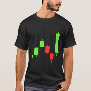 Daytrading Candlestick Fx Forex Pips für Händler T-Shirt