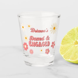 Dazed and verlobt groovy daisy bachelorette favori schnapsglas