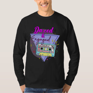Dazed Verlobt Retro 90er Bride Groom Kassette Bach T-Shirt