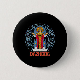 Dazhbog alte mythologische slawische Heidentum Rus Button