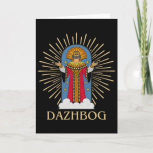Dazhbog alte mythologische slawische Heidentum Rus Karte