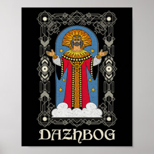 Dazhbog Altmythologische slawische Heidentum Russi Poster